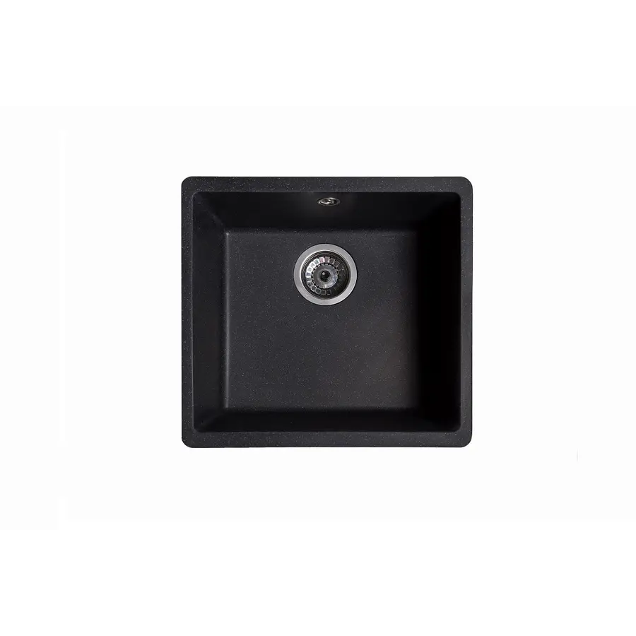 Кухонная гранитная мойка Galati Mira U-400 Antracit (901)