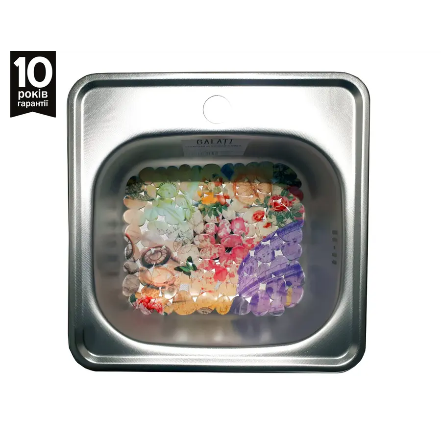 Кухонна мийка сталева Galaţi (Eko) Mala Textură 3838 декор