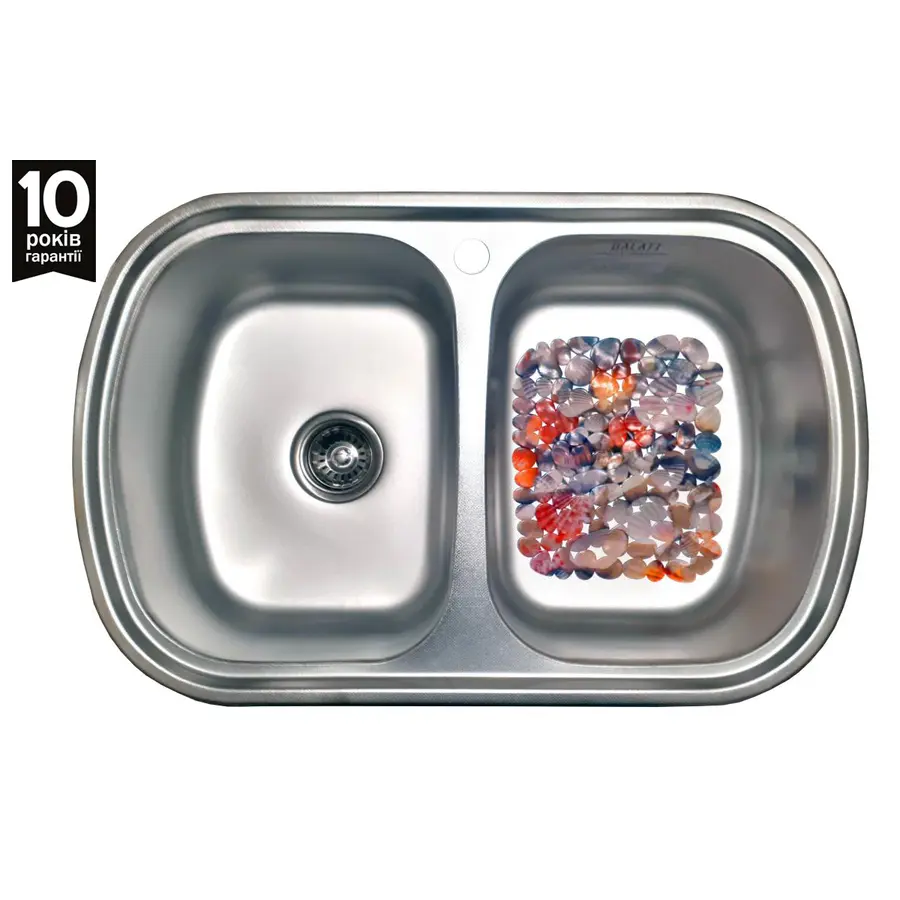 Кухонна мийка Galati Vayorika 2C Textura декорована 7749