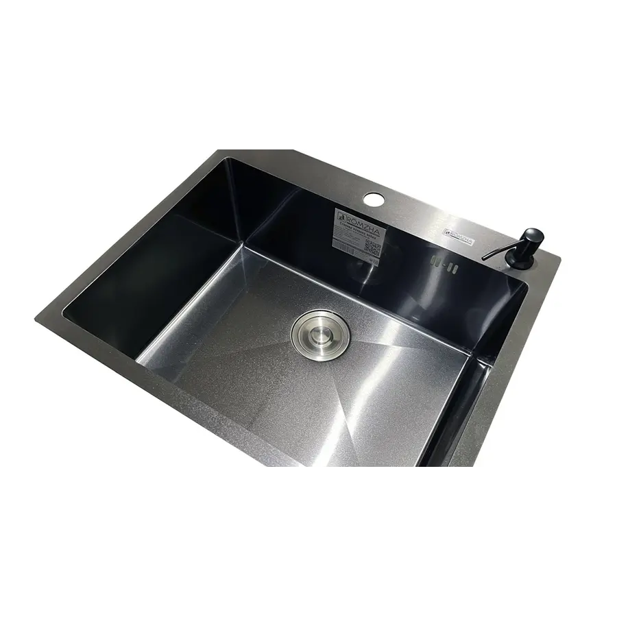 Кухонна мийка Romzha Arta U-550S Max BL