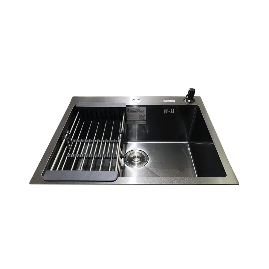 Кухонна мийка Romzha Arta U-550S Max BL