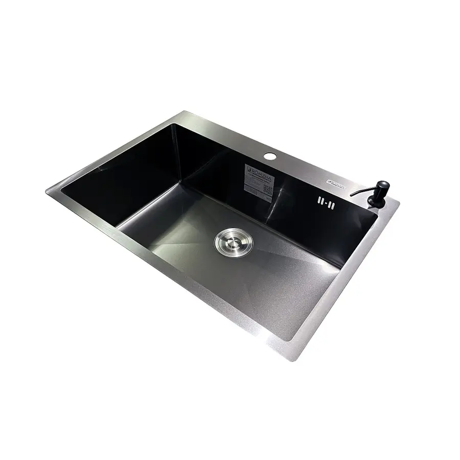 Кухонна мийка Romzha Arta U-650S Max BL