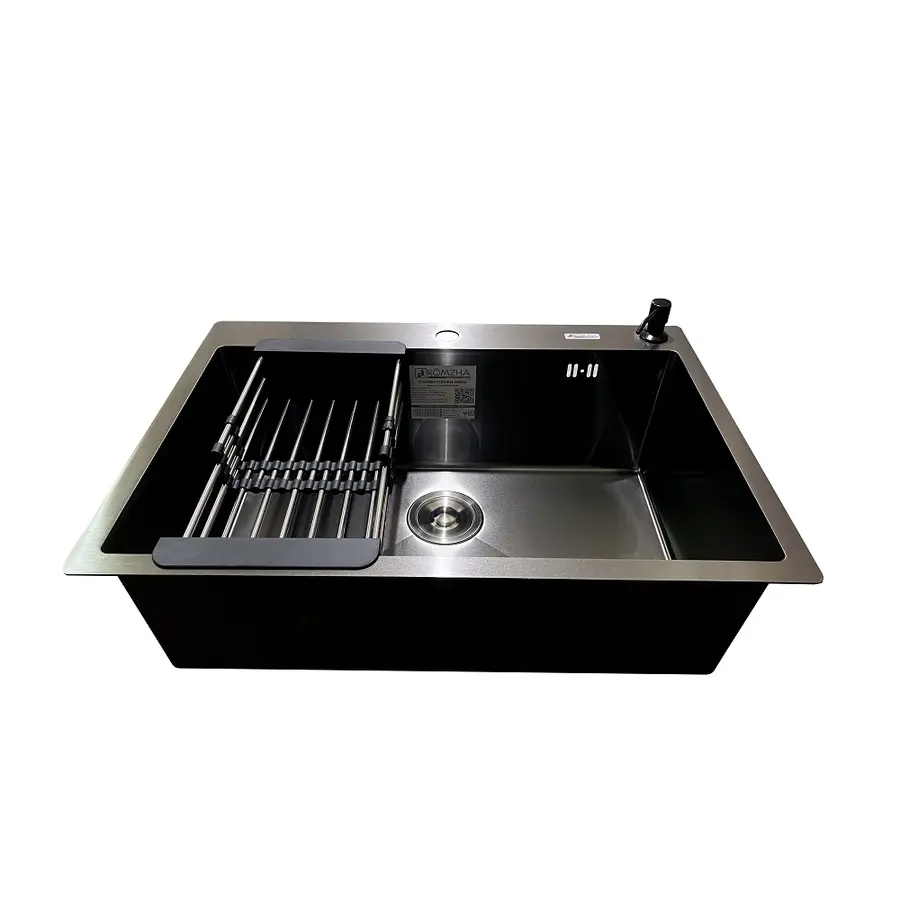 Кухонна мийка Romzha Arta U-650S Max BL