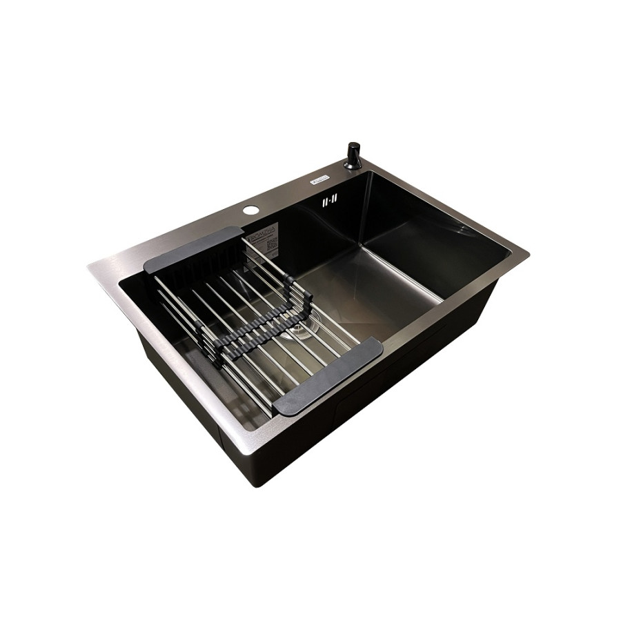 Кухонна мийка Romzha Arta U-650S Max BL