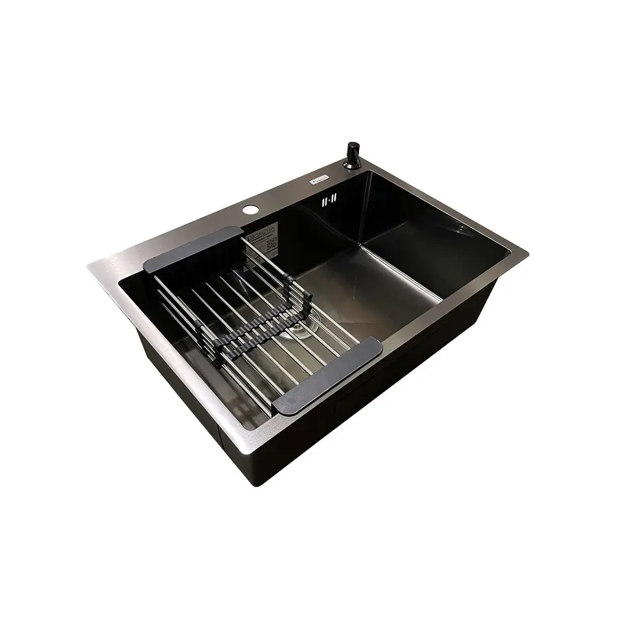 Кухонна мийка Romzha Arta U-650S Max BL