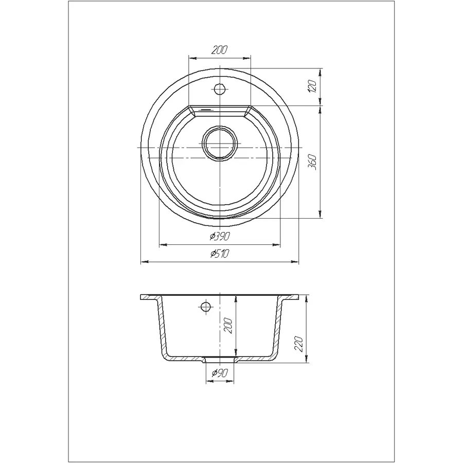 Кухонна мийка Galati Klasicky Bezhvy (402)