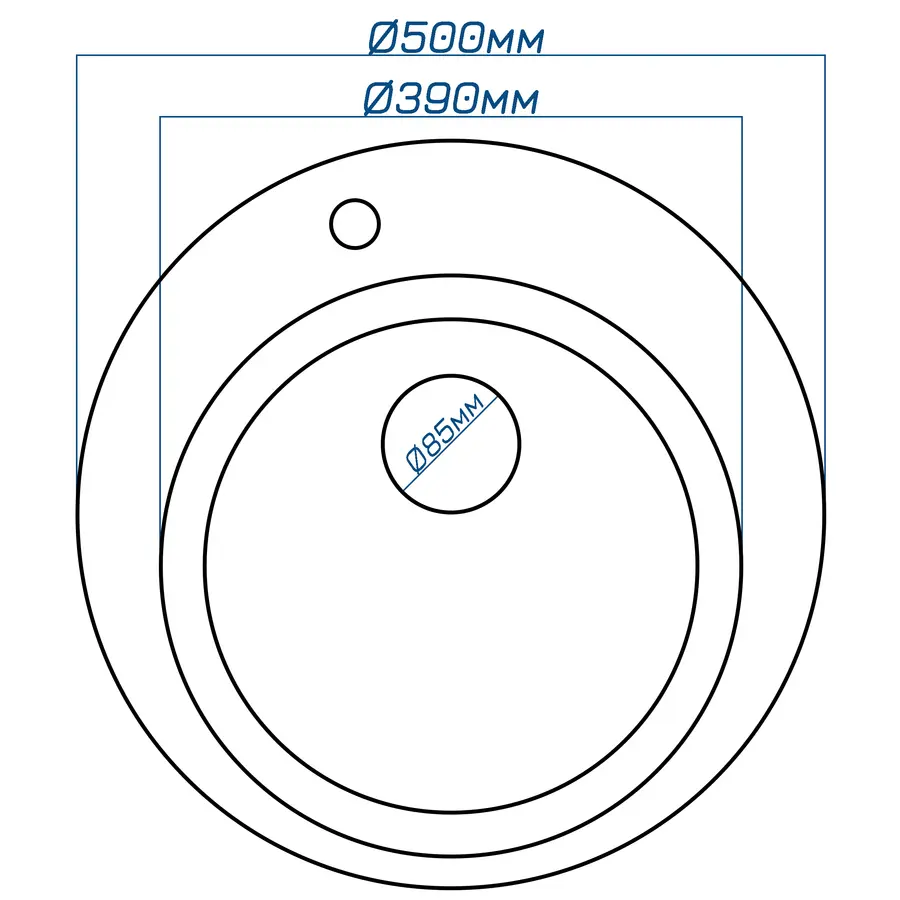 Кухонна мийка Galati Elagancia Antracit (902)