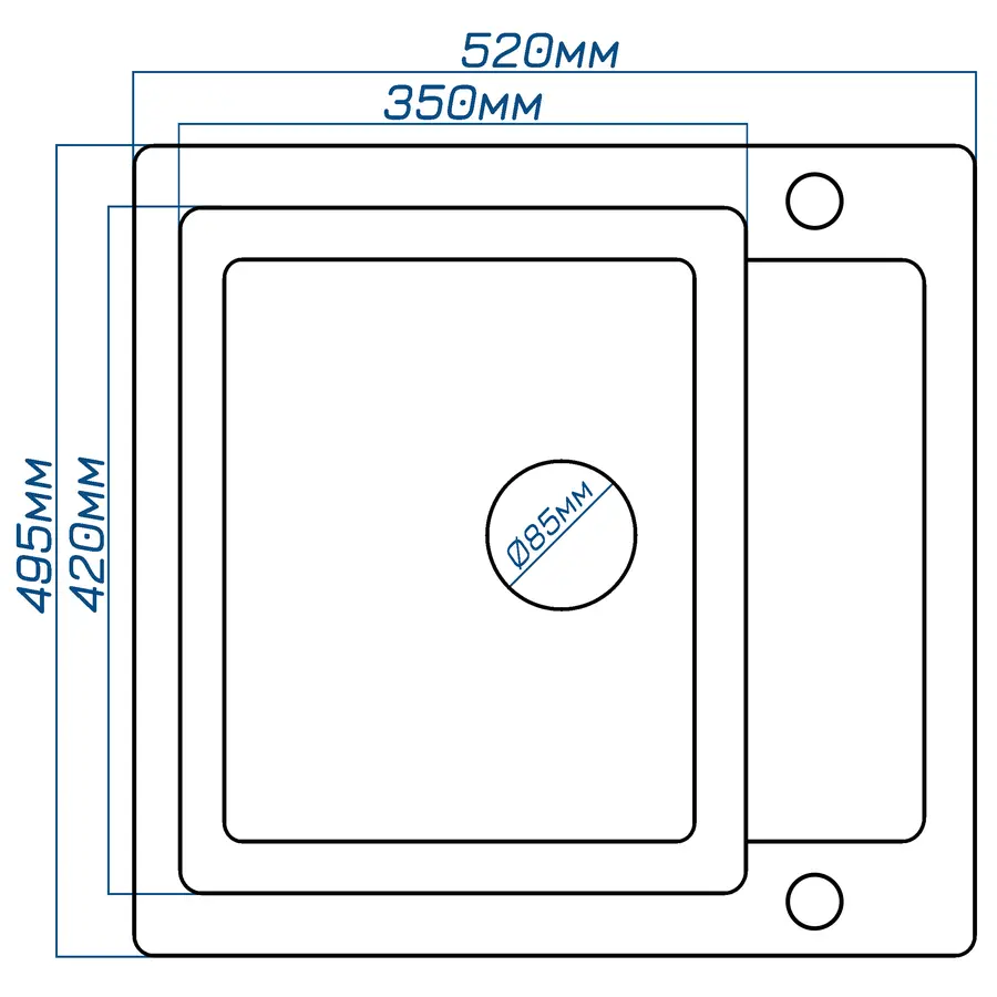 Кухонна мийка Galati Janta 52 Bezhvy (402)