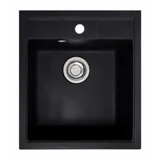 Гранитная мойка Galaţi Adiere Grafit (201) 46 * 51