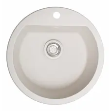 Кухонная гранитная мойка Galaţi Kolo Biela (101) 50 см