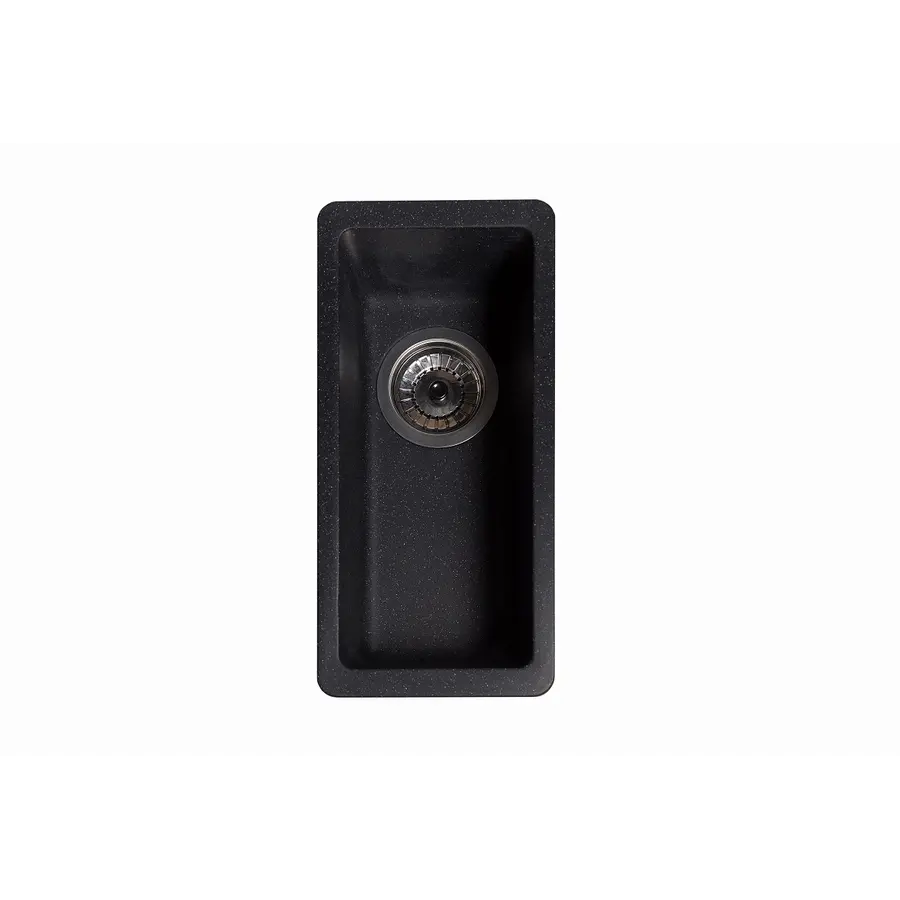 Кухонна гранітна мийка Galati Mira U-160 Antracit (901)