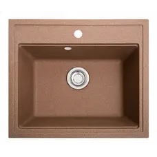 Гранитная мойка Galaţi Pătrat Teracotă (701) 60 * 52