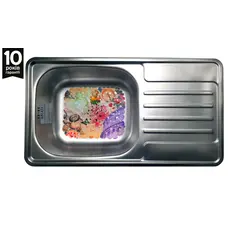 Кухонна мийка з нержавіючої сталі Galati Milana Satin