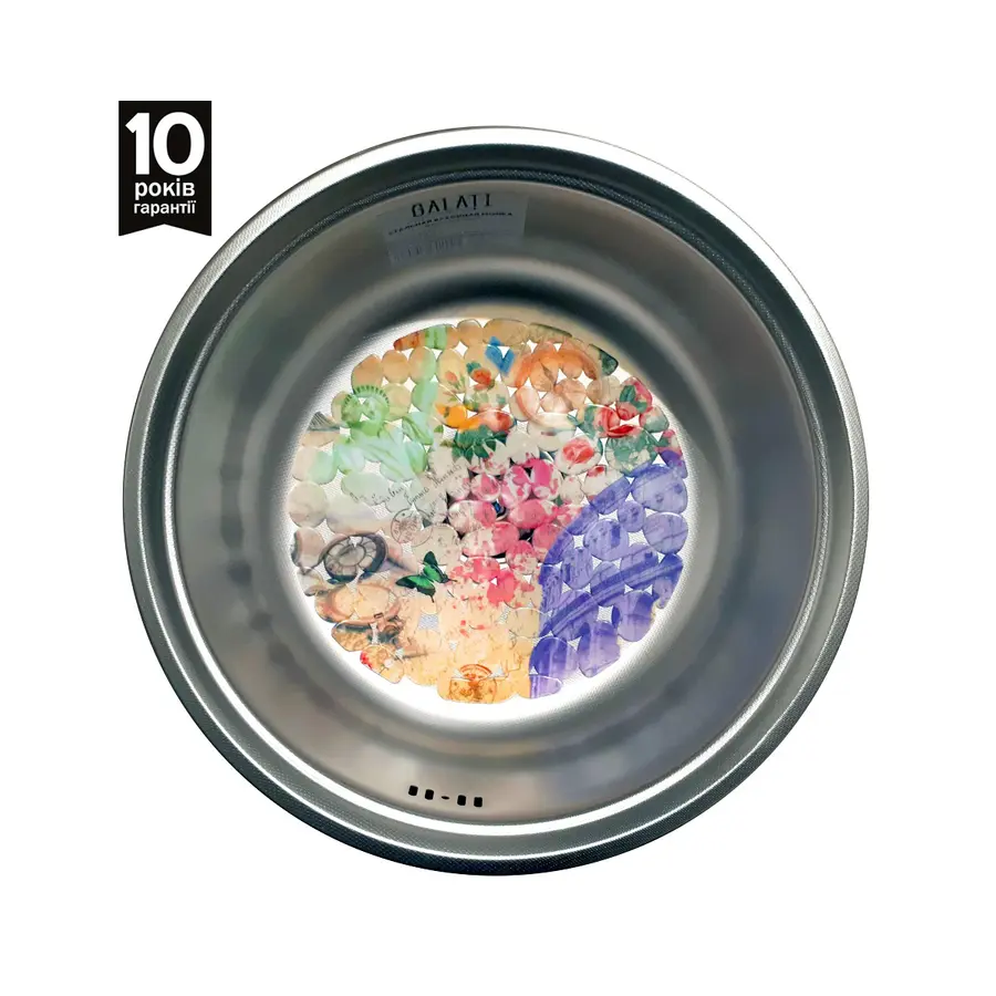 Кухонная мойка круглой формы Galaţi Pulă Textură 430 декор