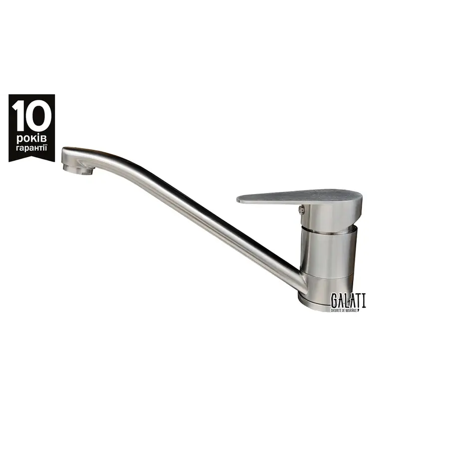 Кухонный смеситель стальной Galati Pescha S