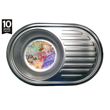 Кухонна мийка з нержавіючої сталі Galaţi (Eko) Dana Nova Satin 7750