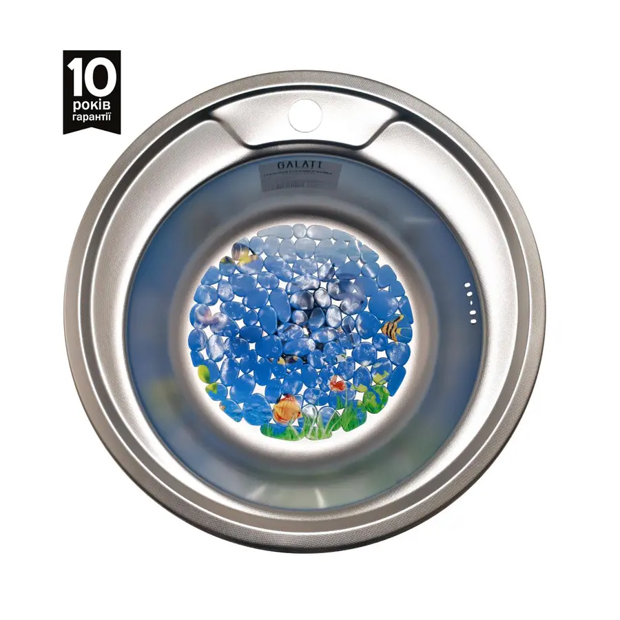 Кухонна мийка врізна Galaţi Sorin Textură 490