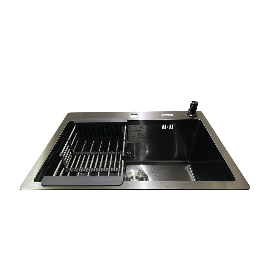 Кухонна мийка Romzha Arta U-550S BL