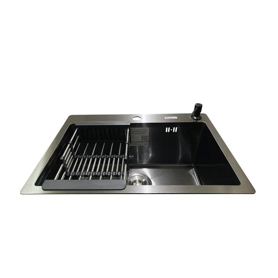 Кухонна мийка Romzha Arta U-550S BL