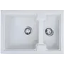 Кухонна мийка Galati Patrat 62D Biela (102)