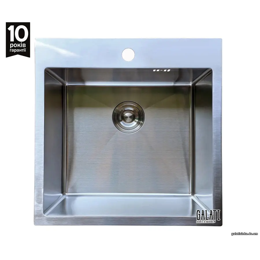 Кухонна мийка сталева Galaţi Arta U-450 5050
