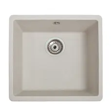 Гранитная мойка под столешницу Galaţi Mira U-400 Biela (401) 42 * 40