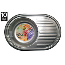 Кухонна мийка з нержавіючої сталі Galaţi (Eko) Dana Nova Textură 7750