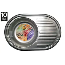 Кухонна мийка з нержавіючої сталі Galaţi (Eko) Dana Nova Textură 7750