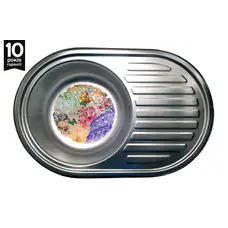 Кухонна мийка з нержавіючої сталі Galati Dana Satin овальна