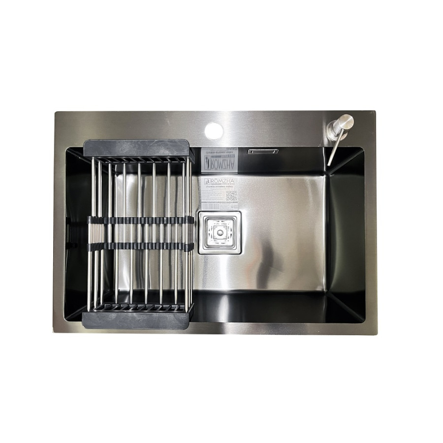 Кухонна мийка Romzha Arta Nova U-600 BL
