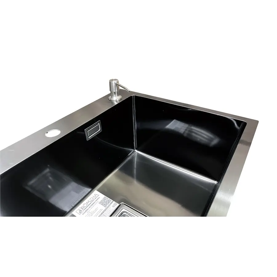 Кухонна мийка Romzha Arta Nova U-600 BL