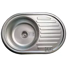 Кухонна мийка з нержавіючої сталі Galati Dana Textura декор