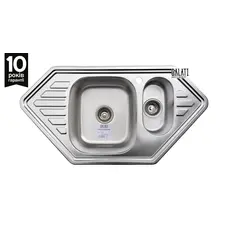 Кухонна мийка з нержавіючої сталі Galati Meduza 1.5C Satin