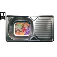 Кухонна мийка Galaţi Anka Textură 7642 декорована сталева