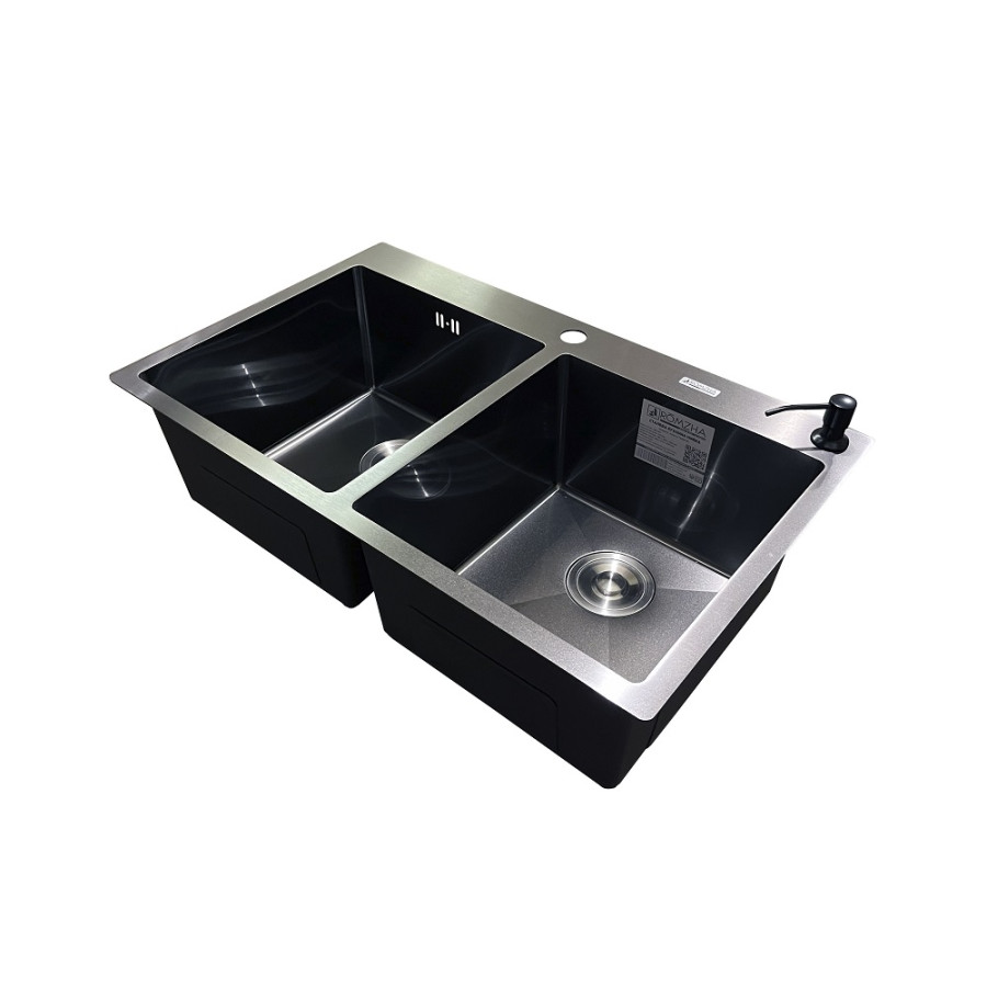 Кухонна мийка Romzha Arta U-730SD BL