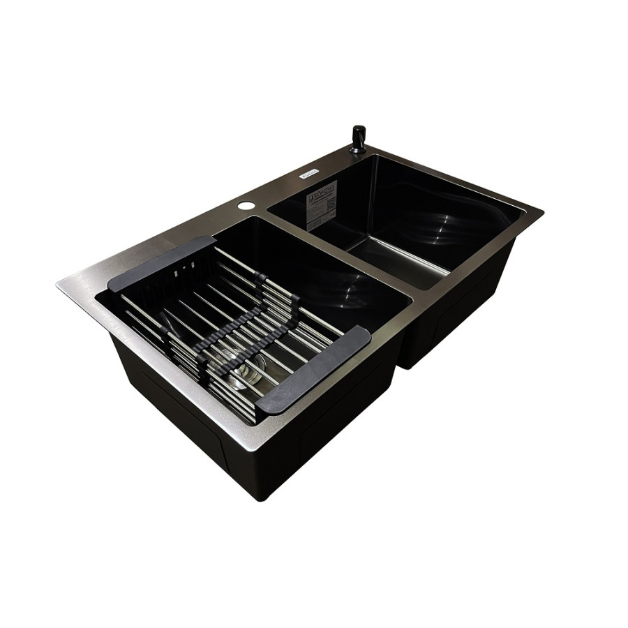 Кухонна мийка Romzha Arta U-730SD BL
