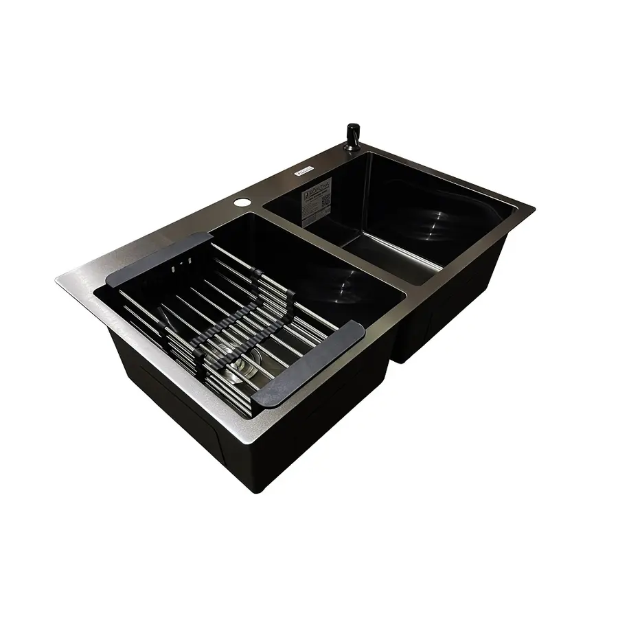 Кухонна мийка Romzha Arta U-730SD BL