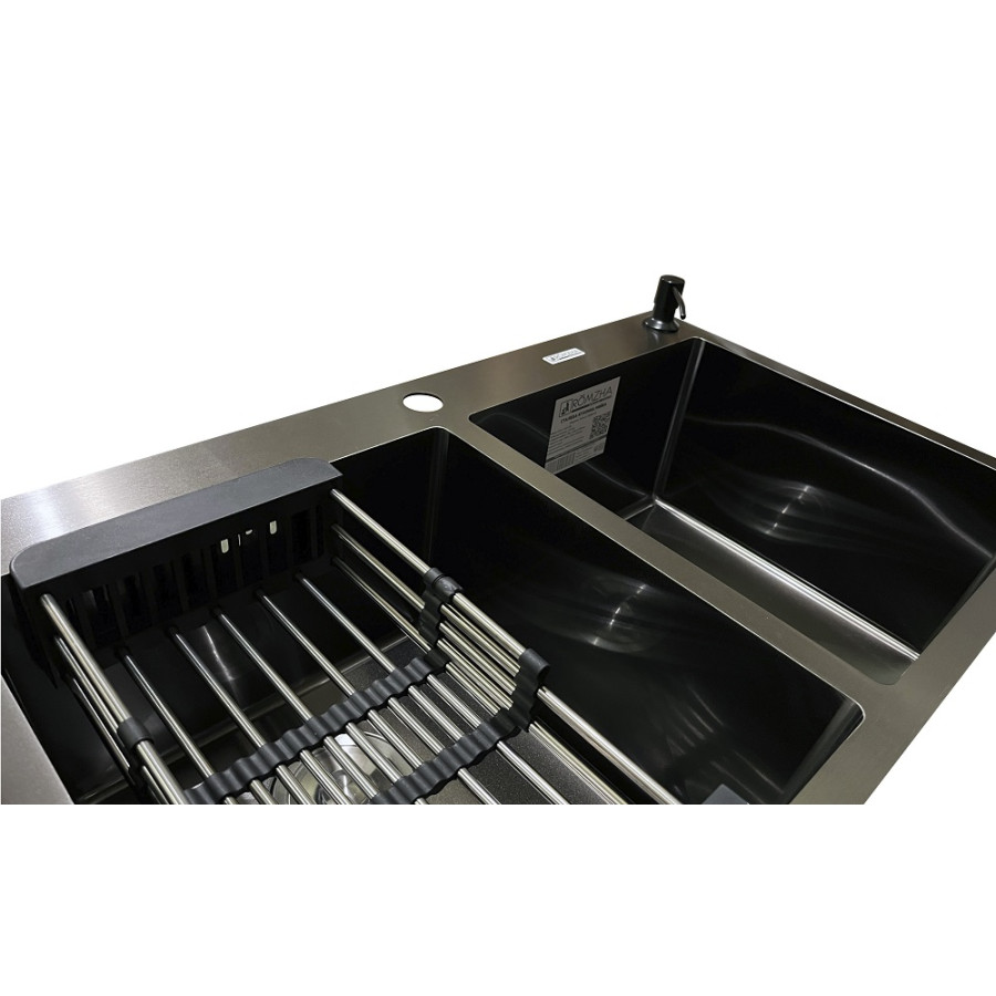 Кухонна мийка Romzha Arta U-730SD BL