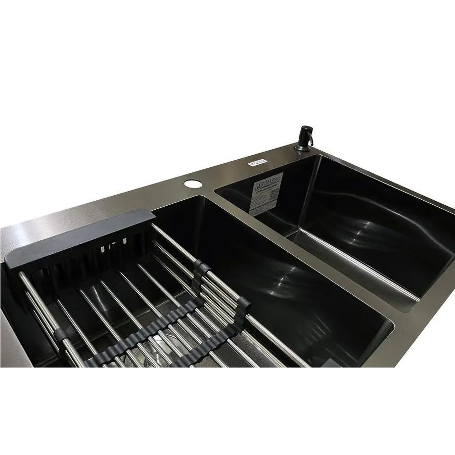 Кухонна мийка Romzha Arta U-730SD BL