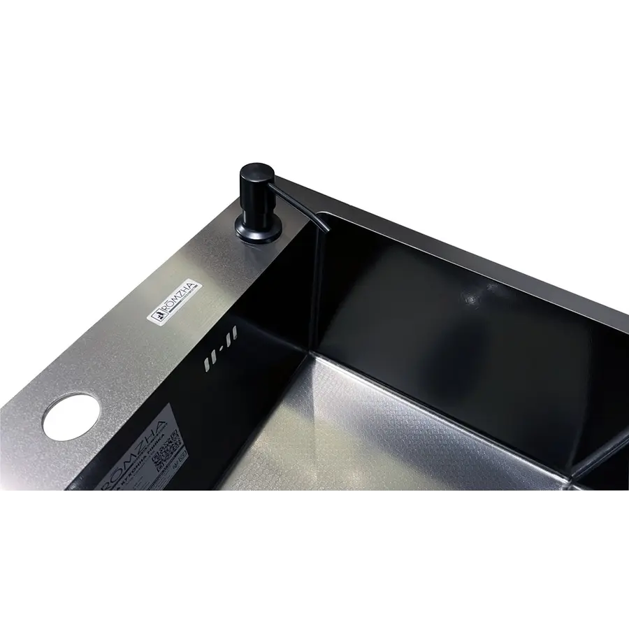 Кухонна мийка Romzha Arta Carbon U-550 Space Gray