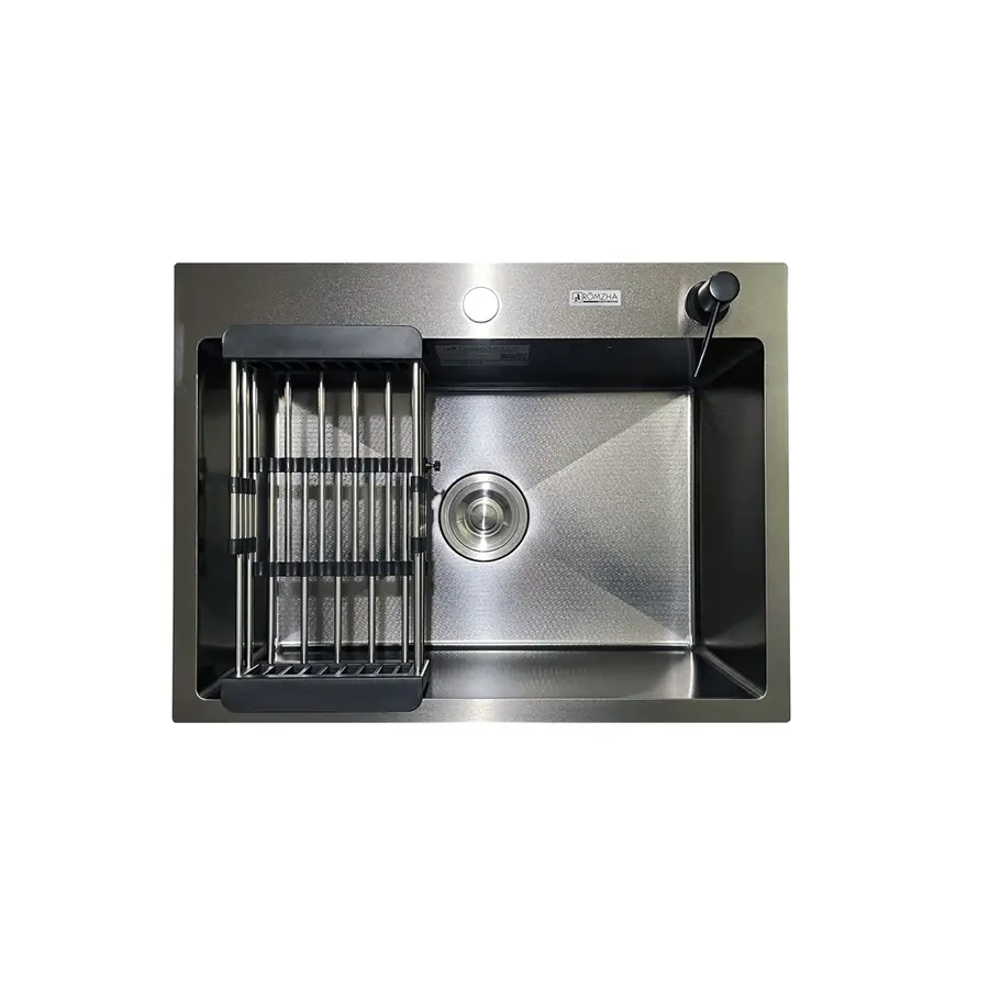 Кухонна мийка Romzha Arta Carbon U-550 Space Gray