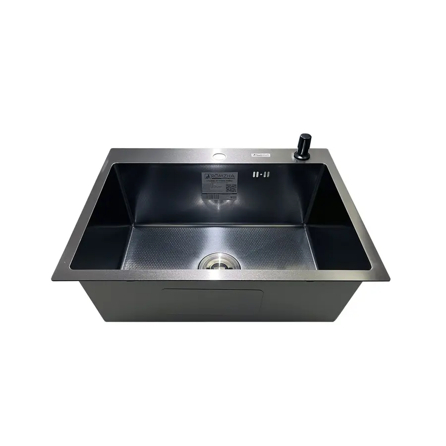 Кухонна мийка Romzha Arta Carbon U-550 Space Gray