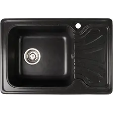 Кухонна мийка Galati Rasa 64 Gri (802), Антрацит, Антрацит