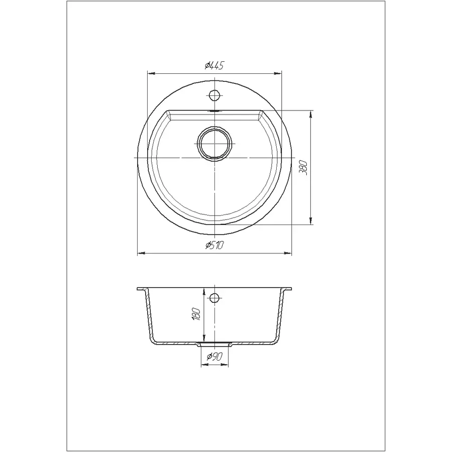 Кухонна мийка Galati Kolo Maro (801)