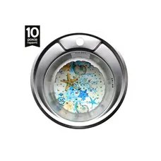 Кухонна мийка кругла Galaţi Sorin Mini Textură 450 декор