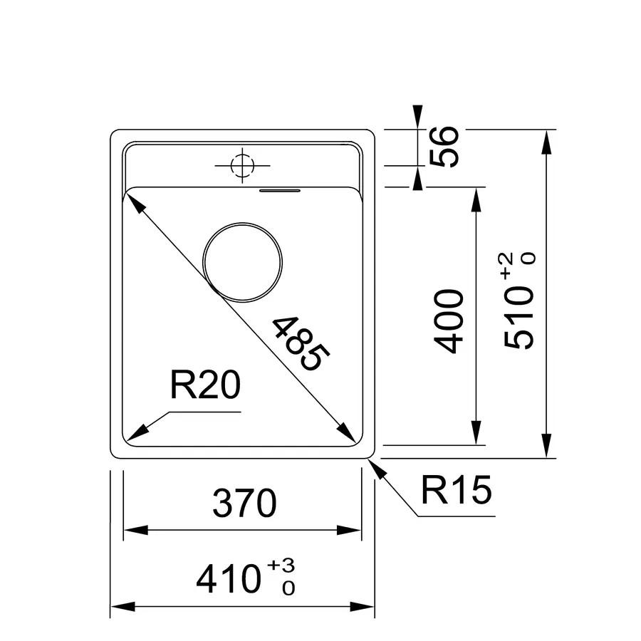 Кухонна мийка Romzha Vlada Gri (802)