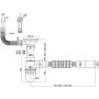 Сифон для гранітної мийка одинарний Romzha RO-01 (G)