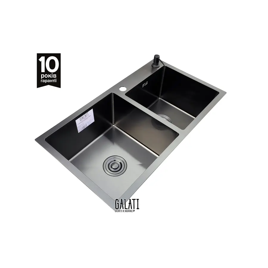 Кухонна мийка Galati Arta U-730D BL