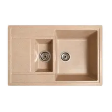 Кухонная гранитная мойка Galati Jorum 78D Piesok (301)