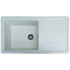 Кухонна мийка Galati Trei 78 Gri (802), Білий, Білий
